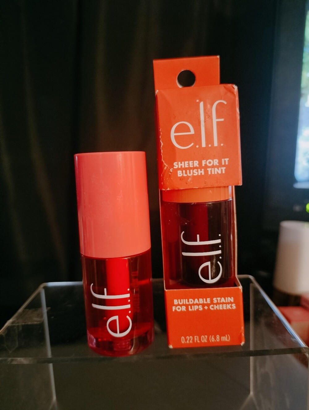 Elf Sheer For It & Orange Crush Liquid Blush Tint - Coral Pink